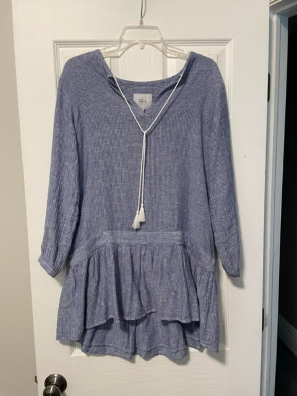 Rails blue and white striped relaxed, fit dress for cover-up